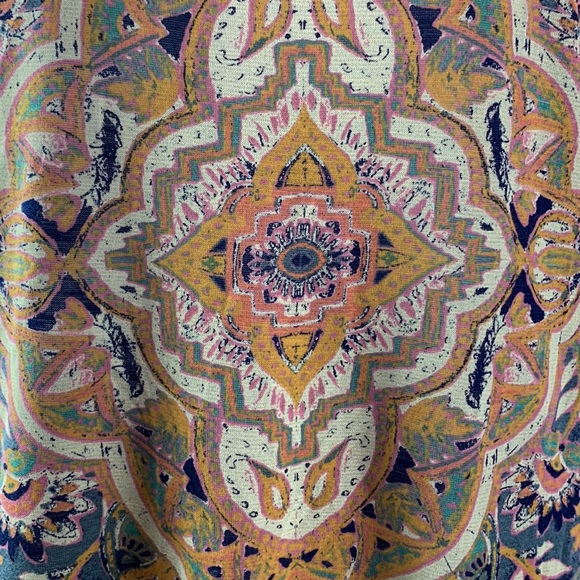 Lucky Brand Boho Print top - Picture 5 of 10